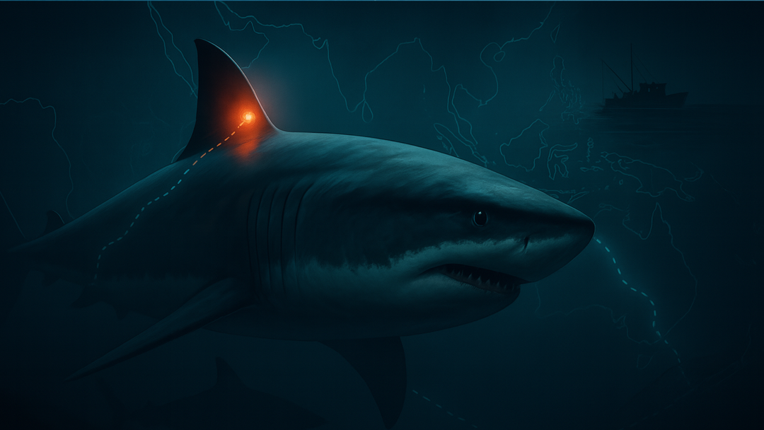 A Great White Shark's Record-Breaking Journey from South Africa to Indonesia