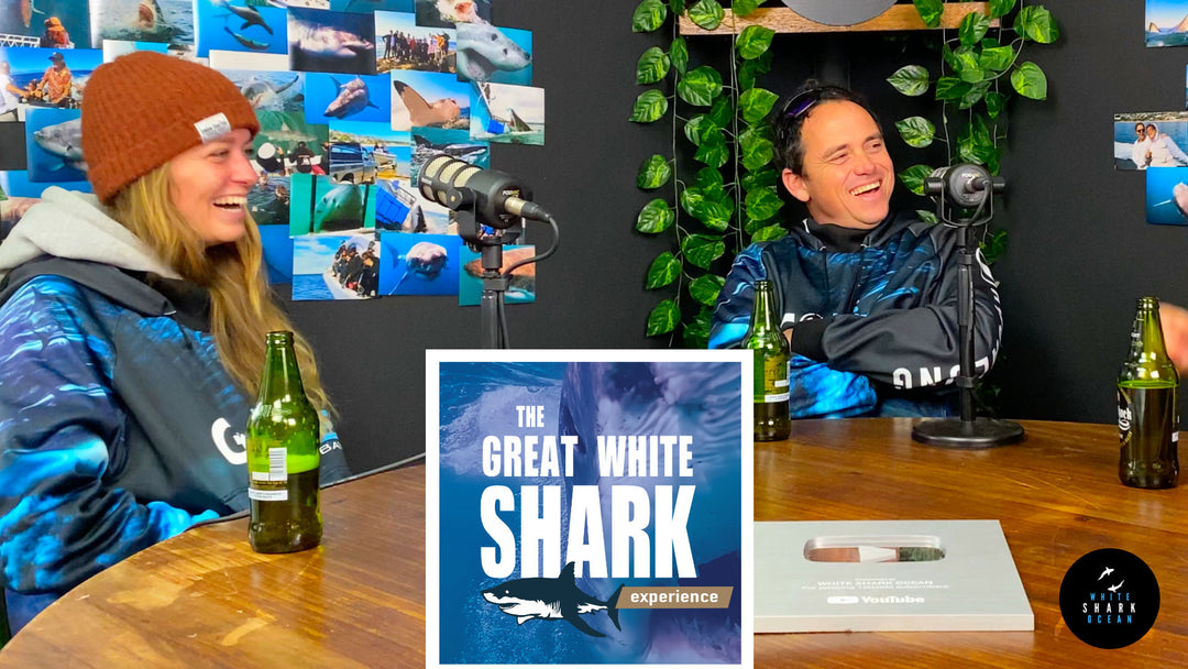 Sardine Run with Leigh and Elton Great White Shark Experience Podcast