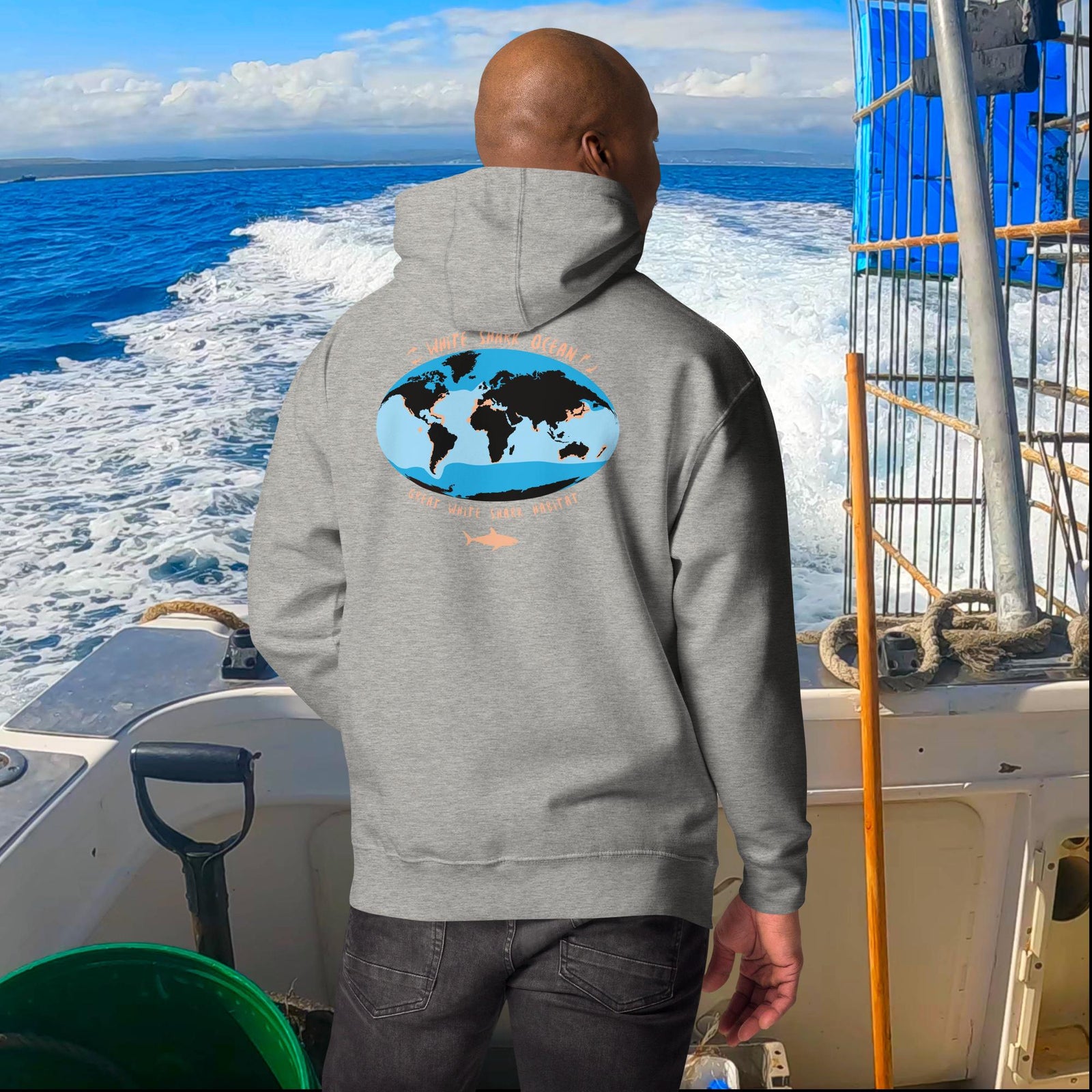 Great White Shark Habitat Unisex Hoodie