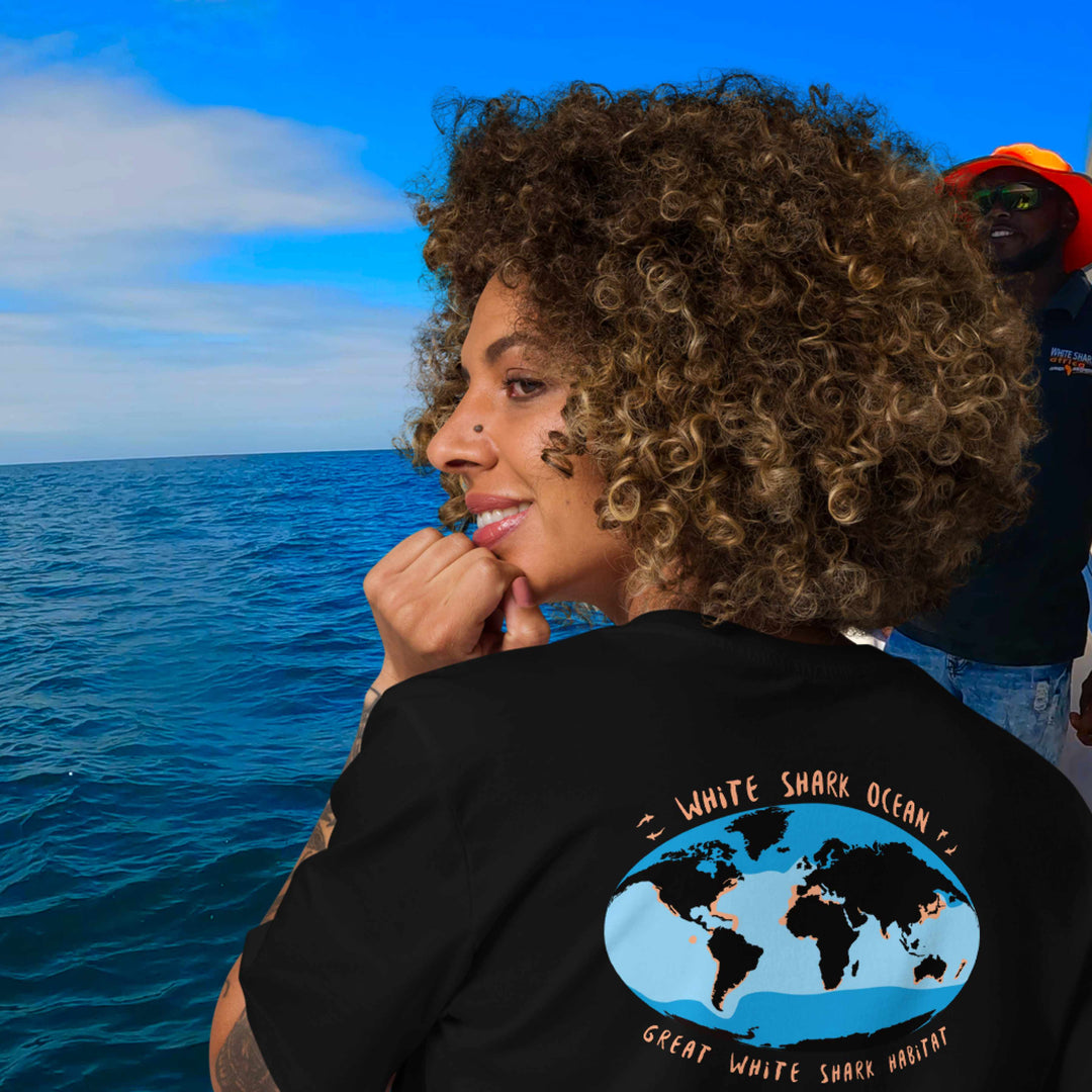Great White Shark Habitat Unisex organic cotton t-shirt