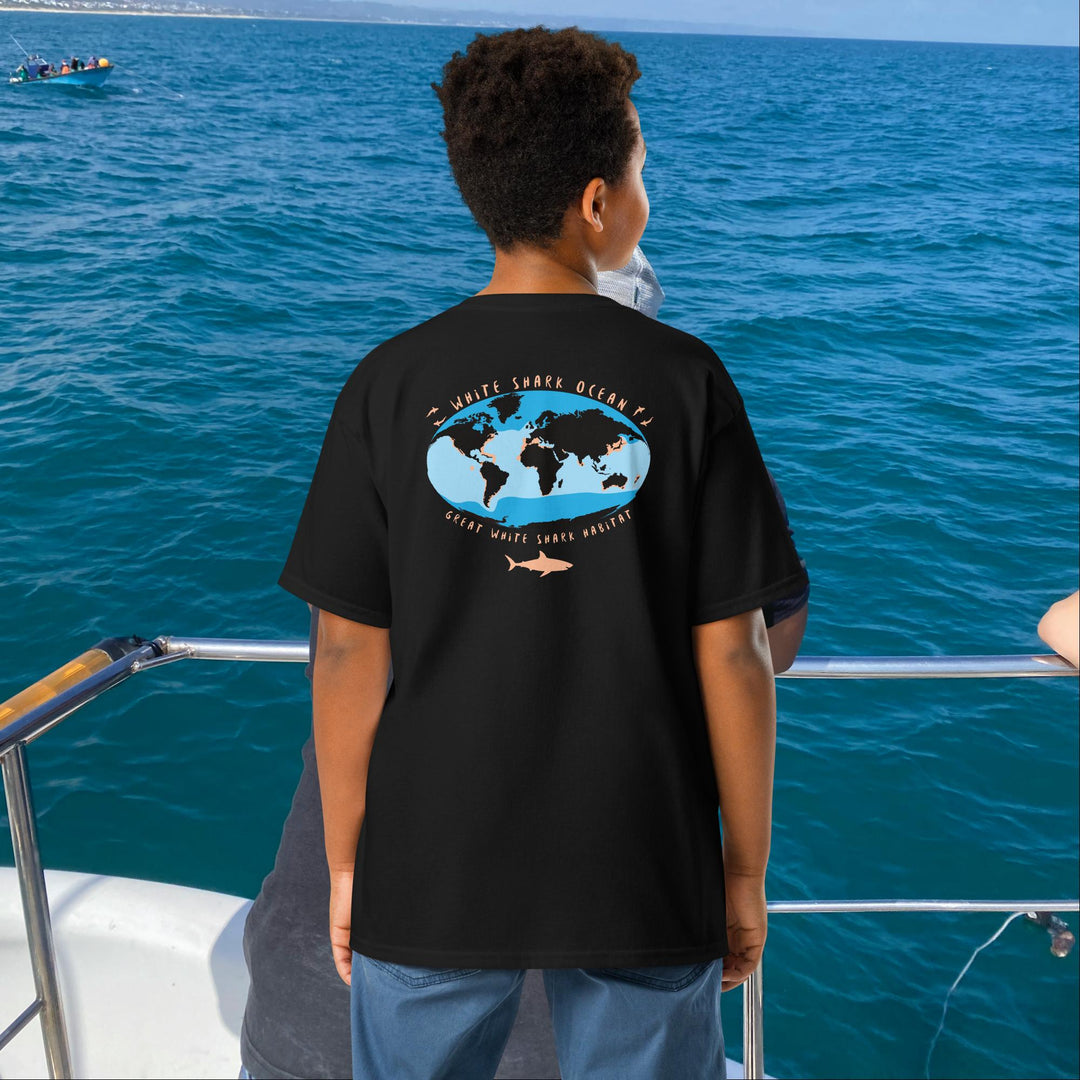 Great White Shark Habitat Youth Classic T'Shirt | Great White Shark | White Shark Ocean