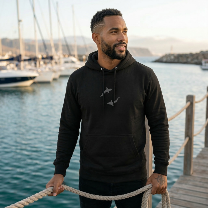 White Shark Ocean Crew Dark Shark Hoodie