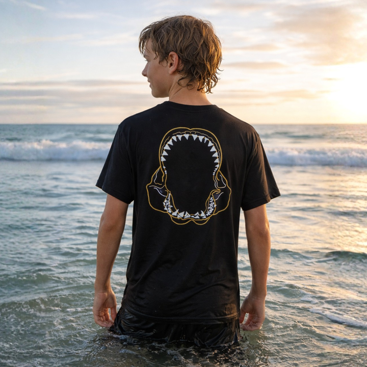 Great White Shark Jaws Kids T-Shirt