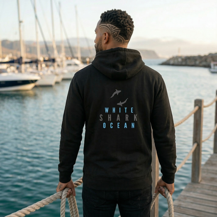 White Shark Ocean Crew Dark Shark Hoodie