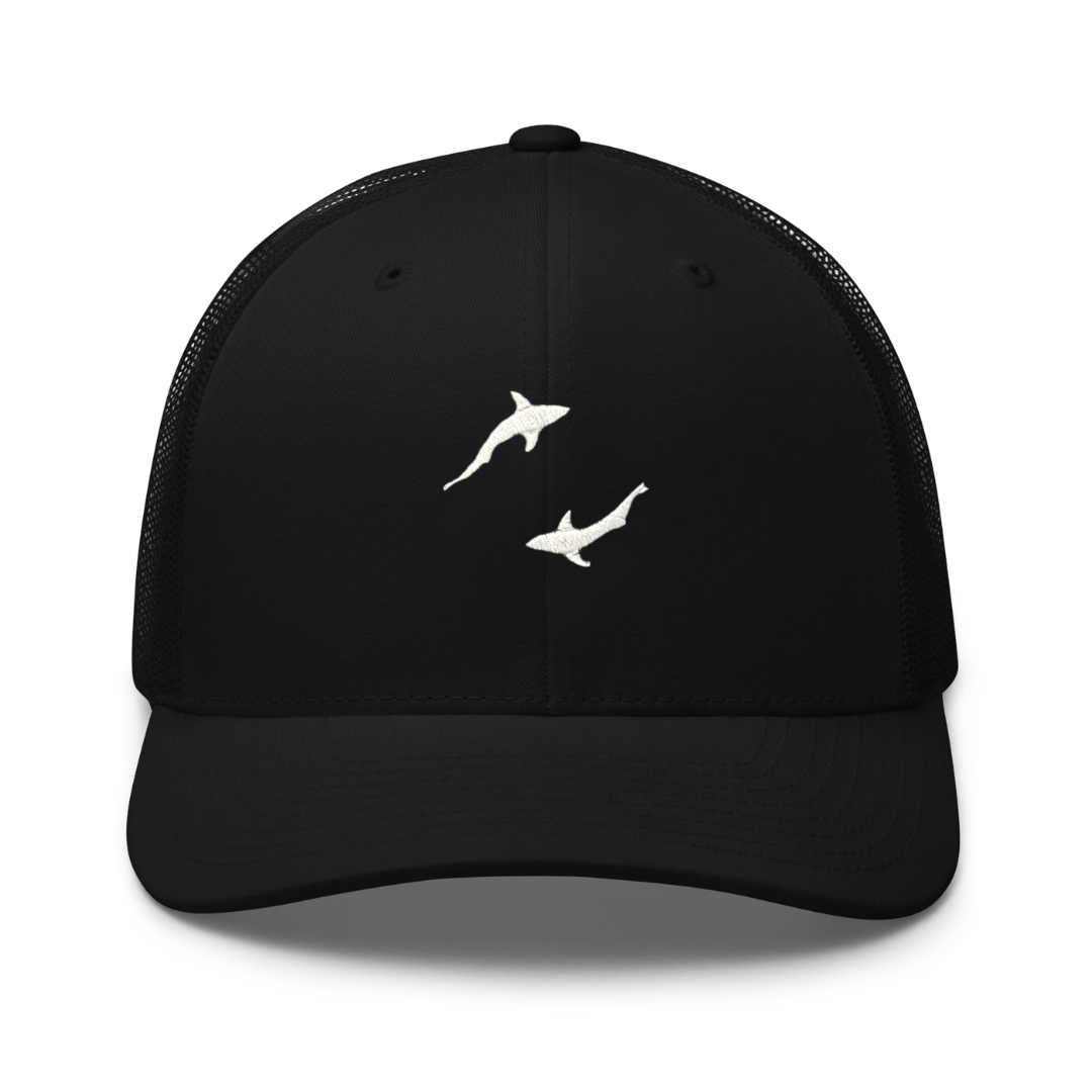 White Shark Ocean Crew Trucker Cap
