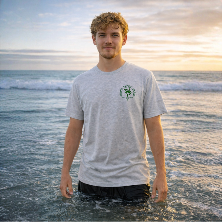 White Shark Ocean, Great White Shark Media T-Shirt