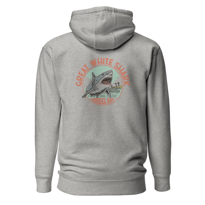Mossel Bay Great White Shark Monoline Hoodie