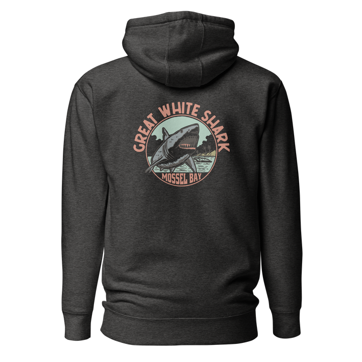 Mossel Bay Great White Shark Monoline Hoodie
