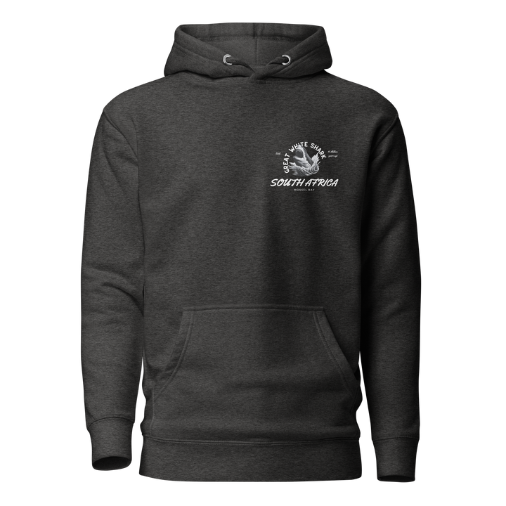 Great White Shark Hoodie - "South Africa, Established 45 Million Years Ago"