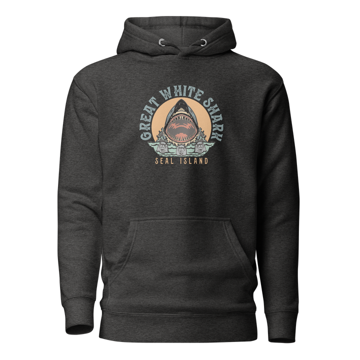 MONOLINE SEAL ISLAND SHARK HUNT HOODIE FRONT