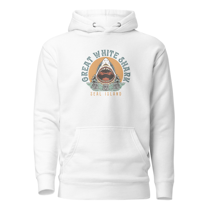 MONOLINE SEAL ISLAND SHARK HUNT HOODIE FRONT