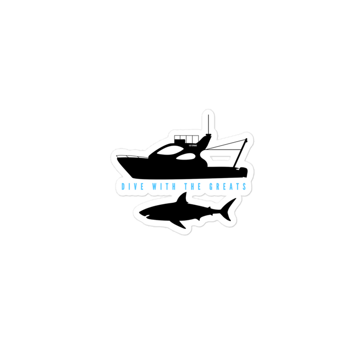 Dive With The Greats Bubble-free stickers