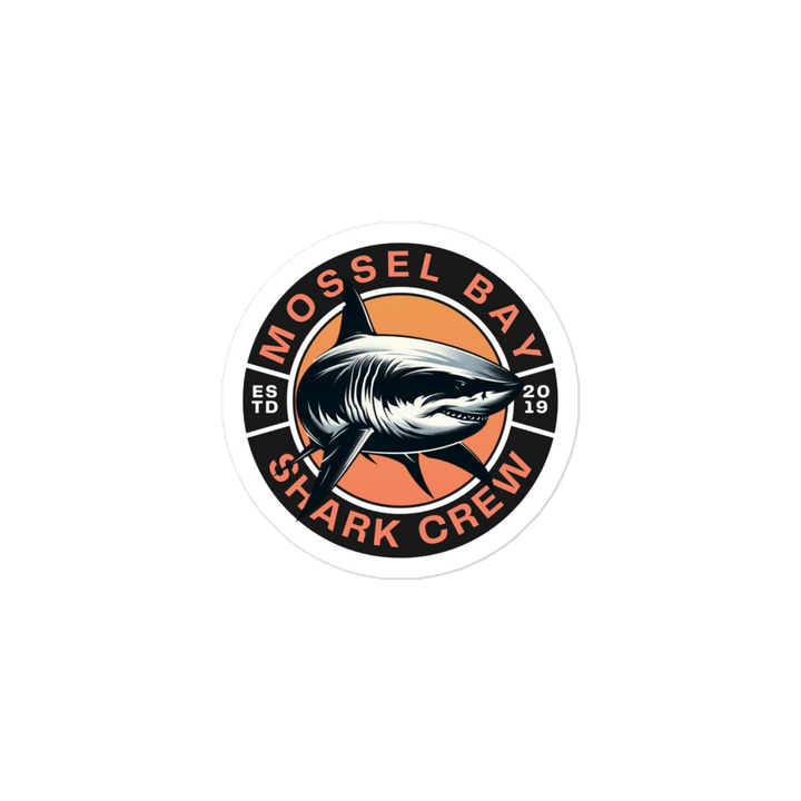 Mossel Bay Shark Crew Bubble-free stickers