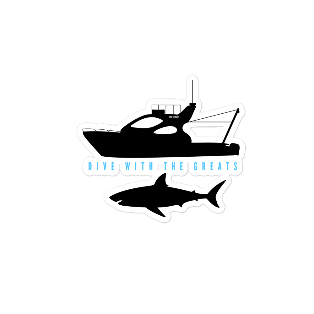 Dive With The Greats Bubble-free stickers