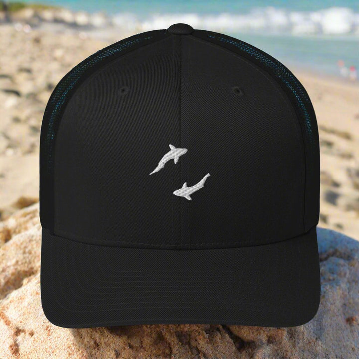 White Shark Ocean Crew Trucker Cap | Great White Sharks | White Shark Ocean Merch