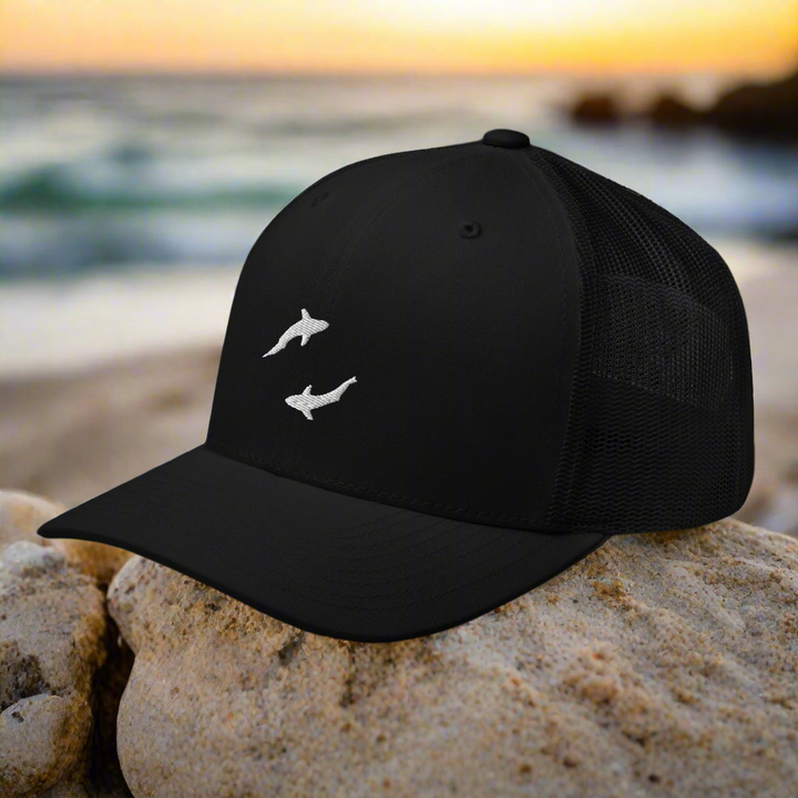 White Shark Ocean Crew Trucker Cap | Great White Sharks | White Shark Ocean Merch