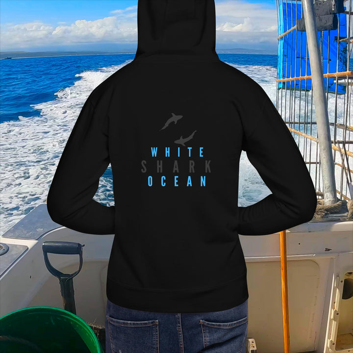 White Shark Ocean Crew Hoodie | Great White Shark