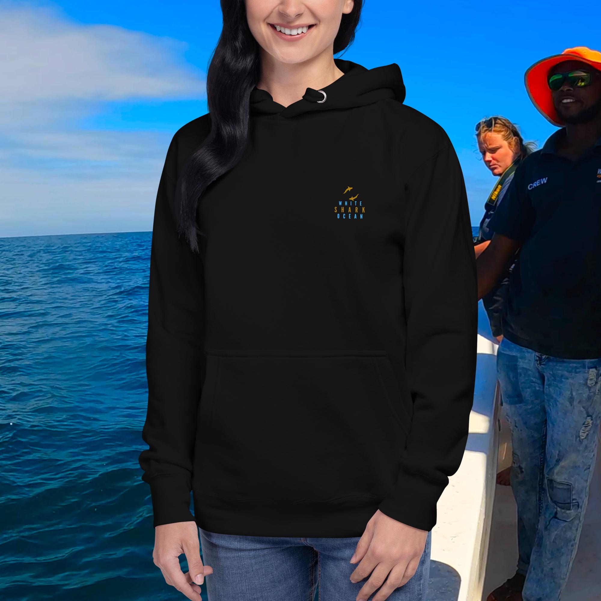 Great White Shark Jaws Unisex Hoodie – White Shark Ocean