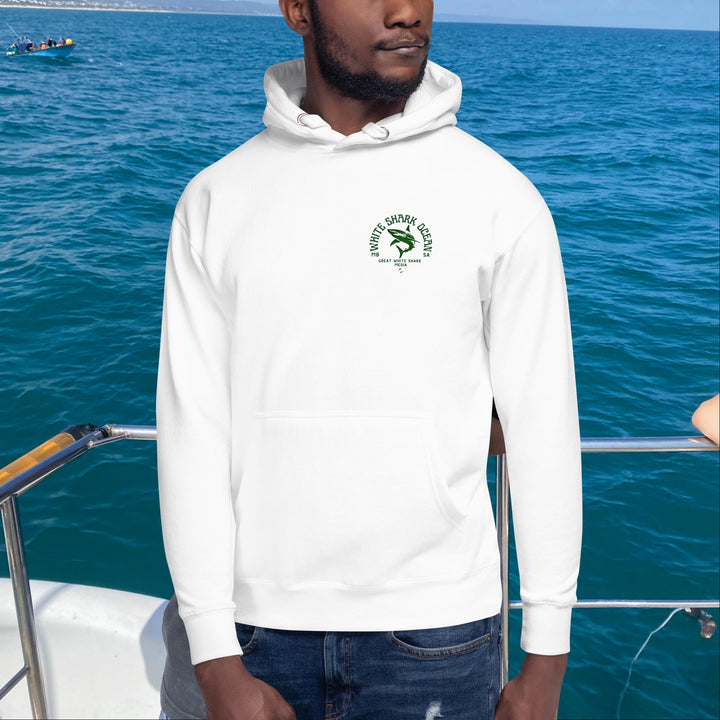 White Shark Ocean Great White Shark Hoodie Front And Back | great white shark | White Shark Ocean