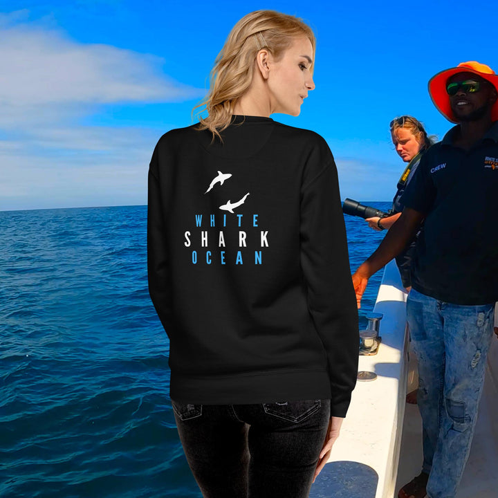 White Shark Ocean Crew Sweatshirt | White Shark Ocean | Great White Shark