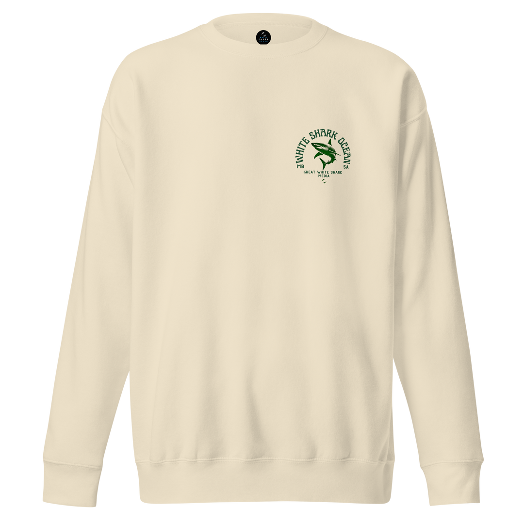 White Shark Ocean Great White Shark Media Sweatshirt