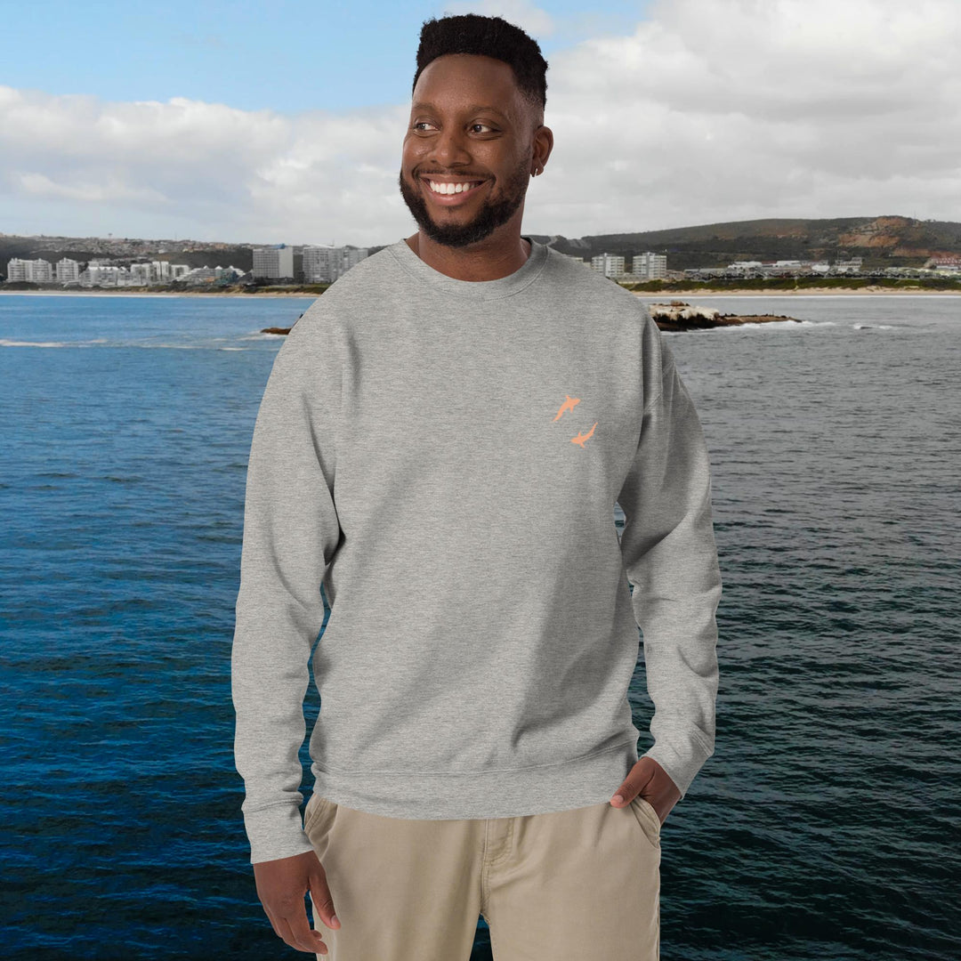 White Shark Ocean Great White Shark Habitat Sweatshirt | Great White Shark | White Shark Ocean