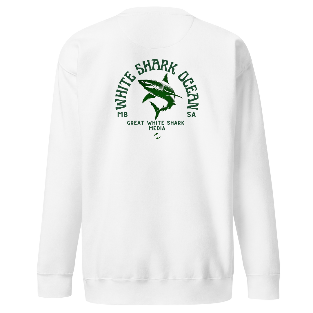 White Shark Ocean Great White Shark Media Sweatshirt