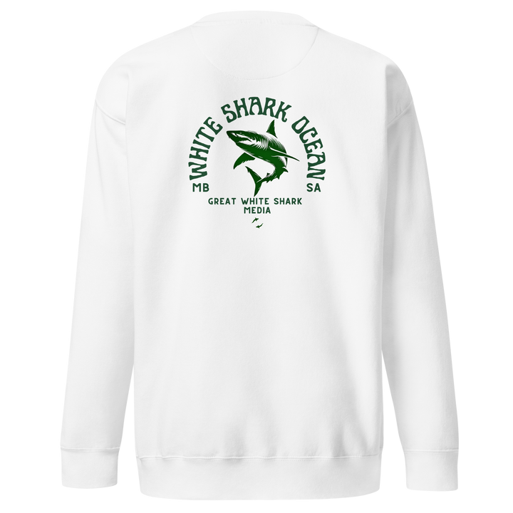 White Shark Ocean Great White Shark Media Sweatshirt
