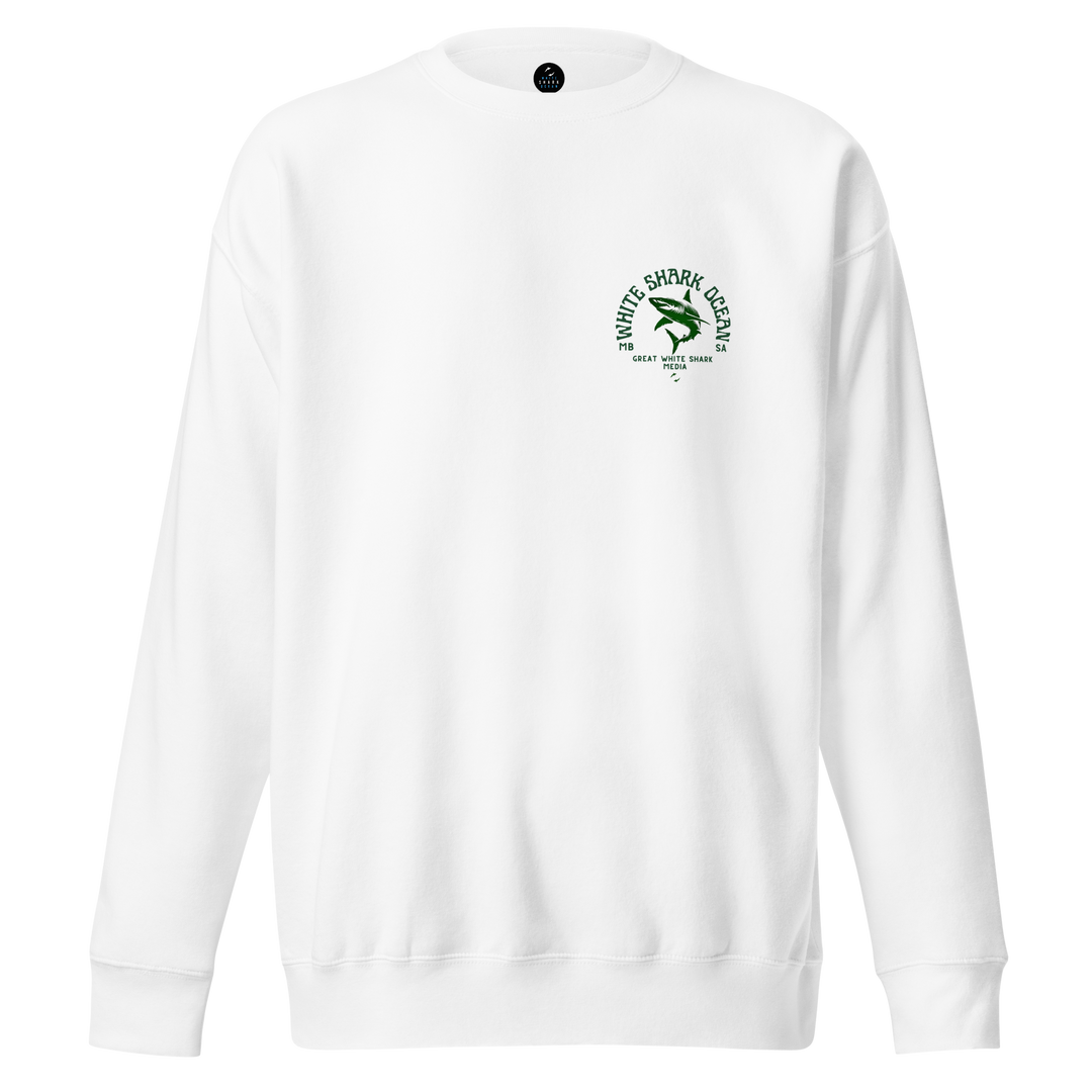 White Shark Ocean Great White Shark Media Sweatshirt