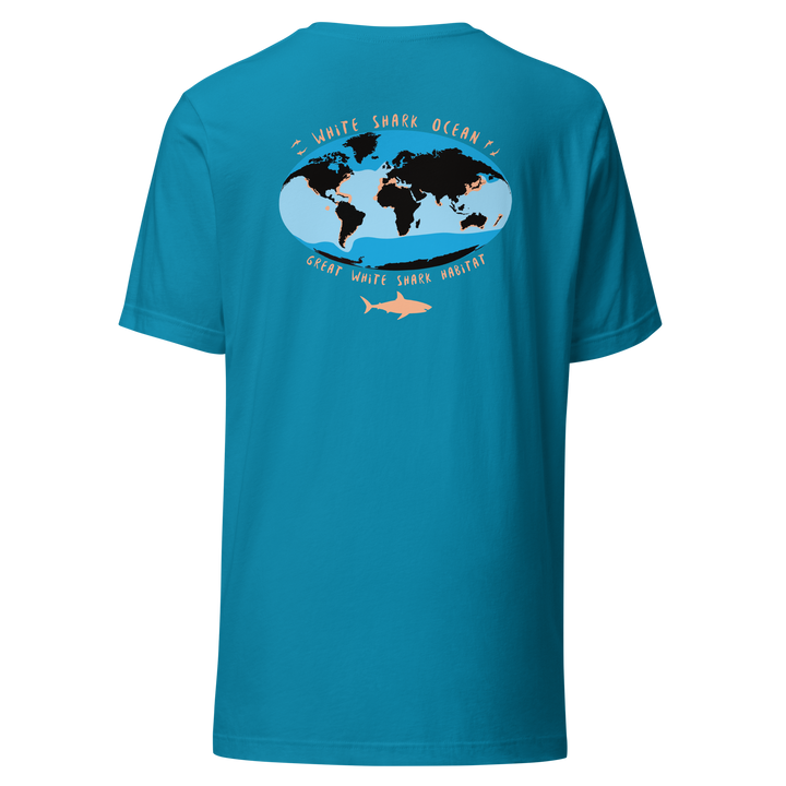 Great White Shark Habitat Unisex t-shirt