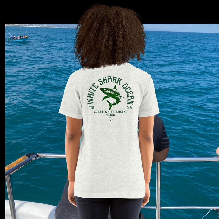 White Shark Ocean Media, Great White Shark Media T-Shirt | white shark ocean | Great White Shark