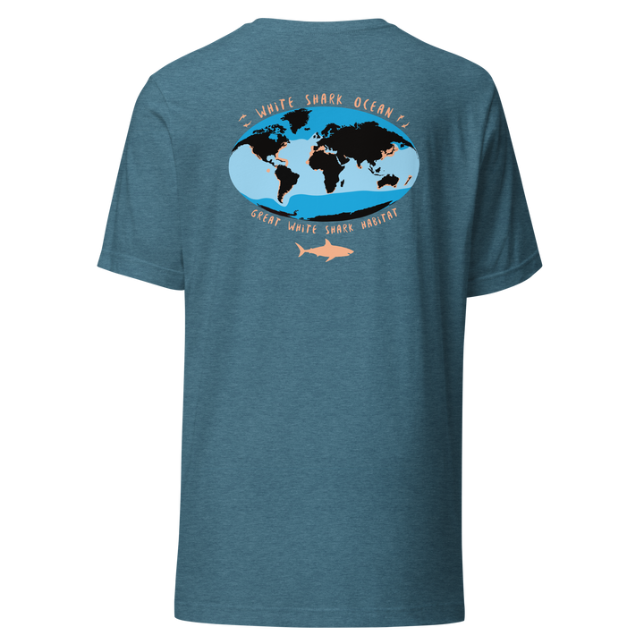 Great White Shark Habitat Unisex t-shirt