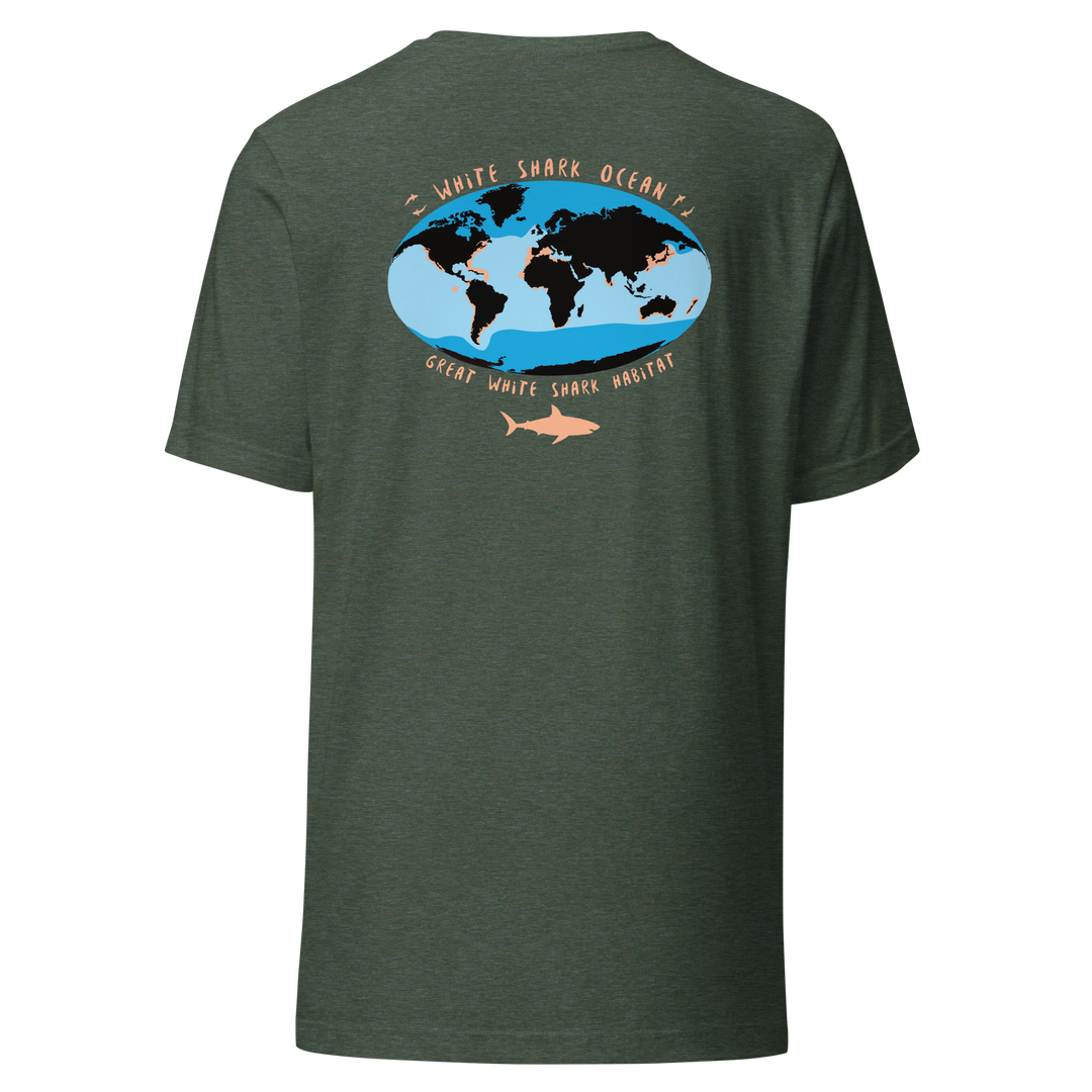 Great White Shark Habitat Unisex t-shirt