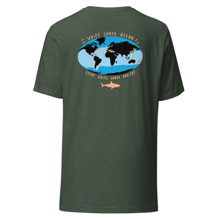 Great White Shark Habitat Unisex t-shirt