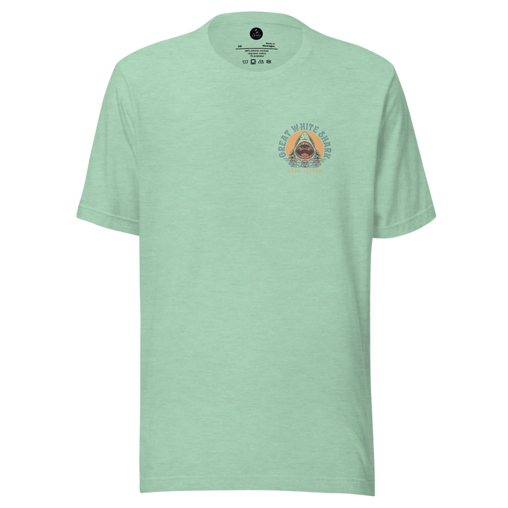 Monoline Seal Island Shark Hunt Front And Back T-Shirt