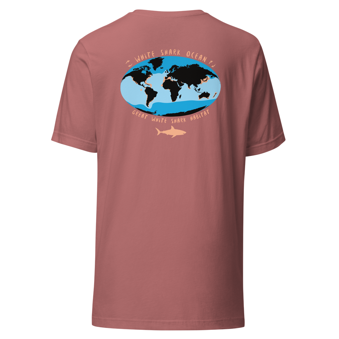 Great White Shark Habitat Unisex t-shirt