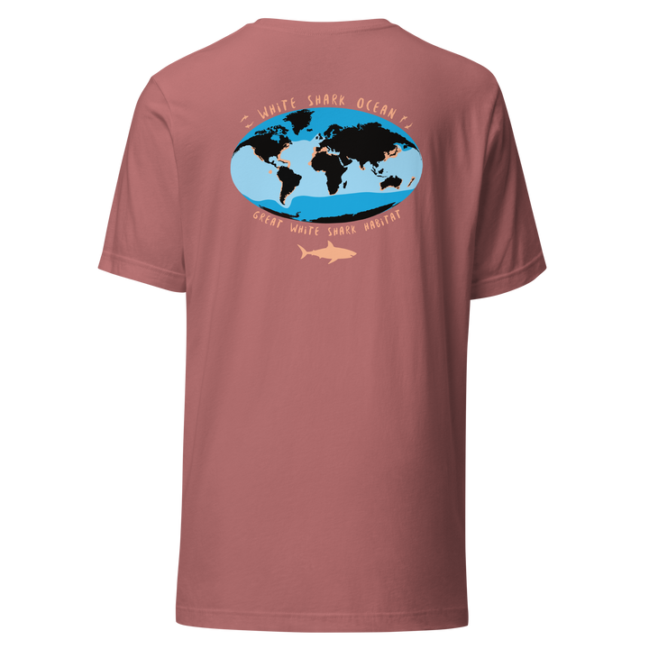Great White Shark Habitat Unisex t-shirt