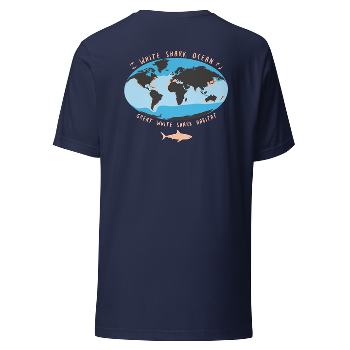 Great White Shark Habitat Unisex t-shirt