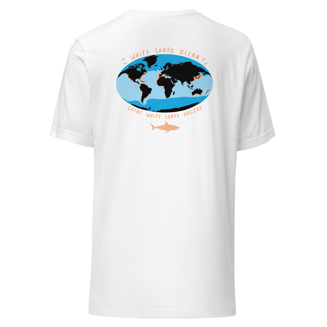 Great White Shark Habitat Unisex t-shirt