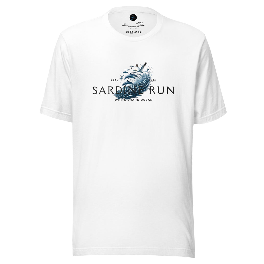 White Shark Ocean "Sardine Run" T-Shirt, Sardine Run