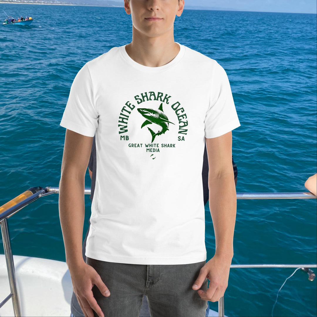 White Shark ocean Great White Shark T-shirt Front | Great White Shark | White Shark Ocean