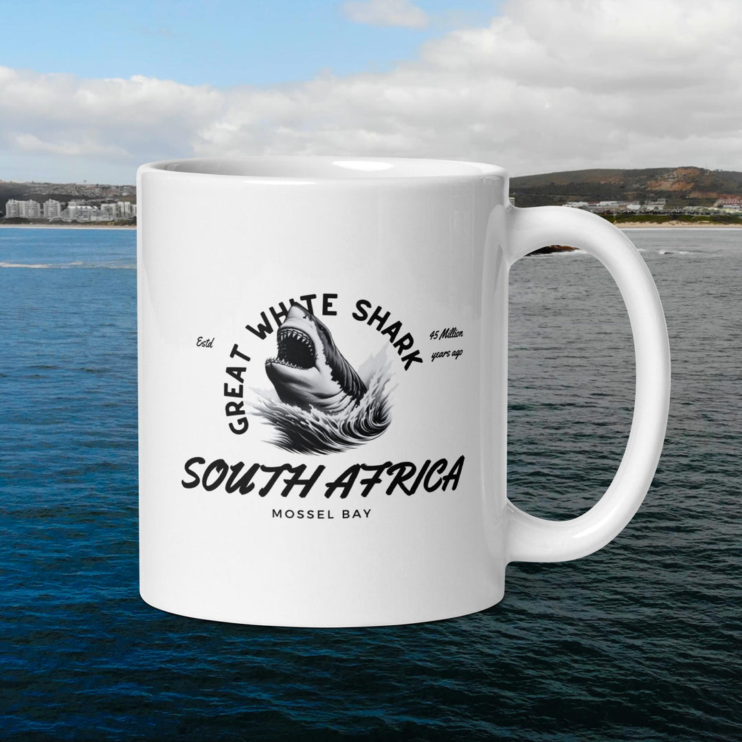 South Africa Great White Mug | White Shark Ocean | Great White Shark