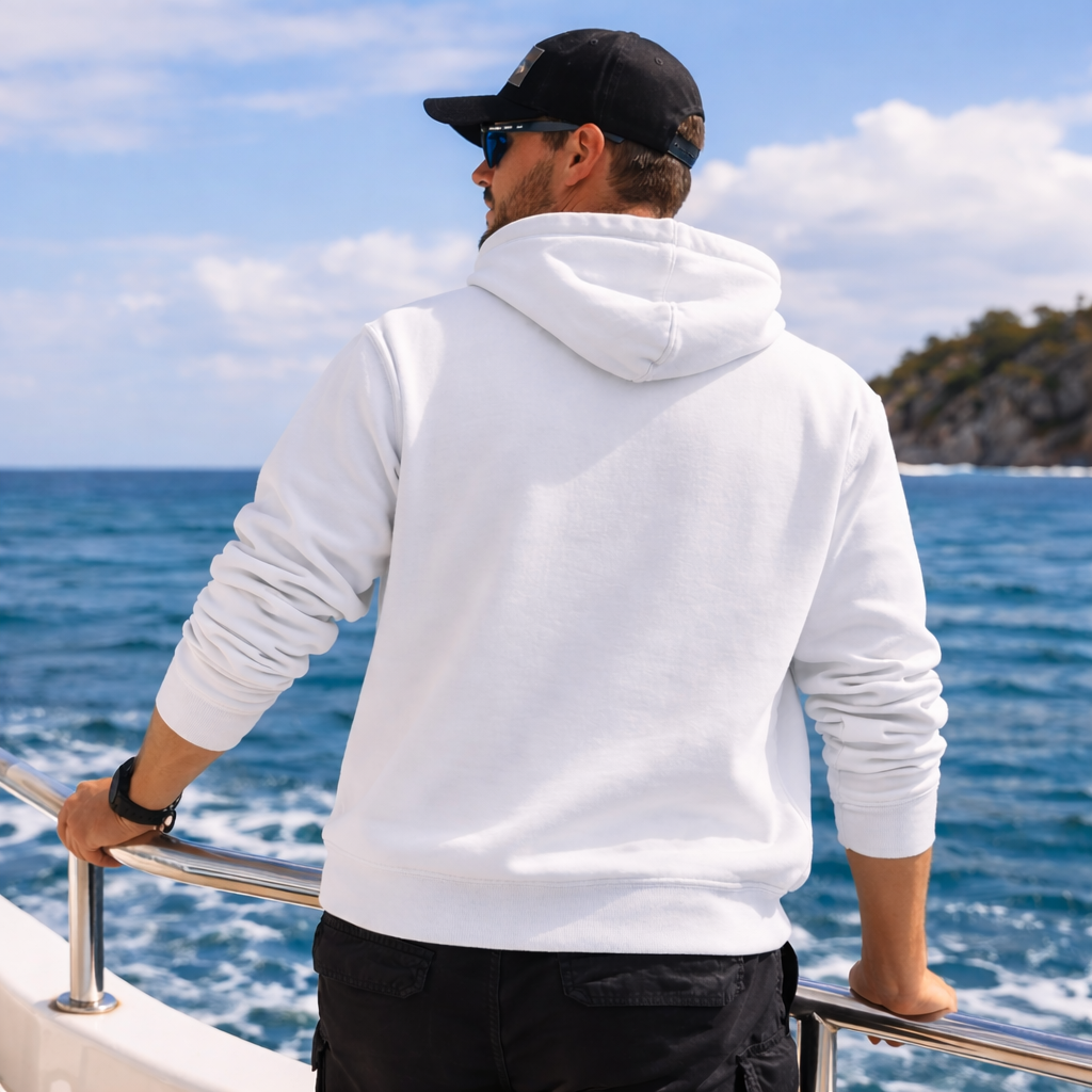 White Shark Ocean Hoodie | White Shark Hoodie | Shark 