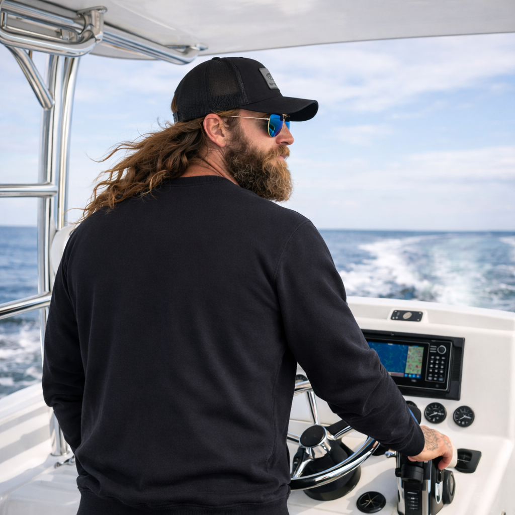 White Shark Ocean Logo Sweatshirt