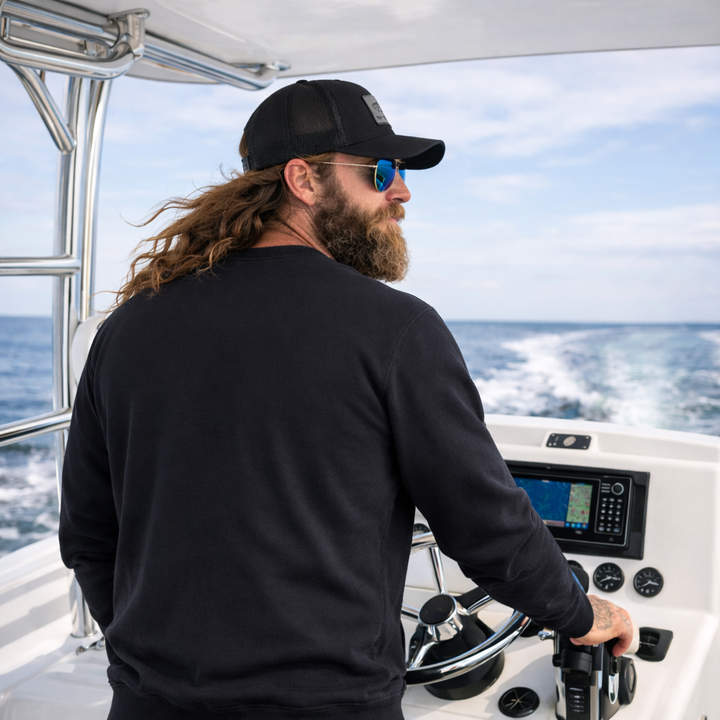 White Shark Ocean Logo Sweatshirt