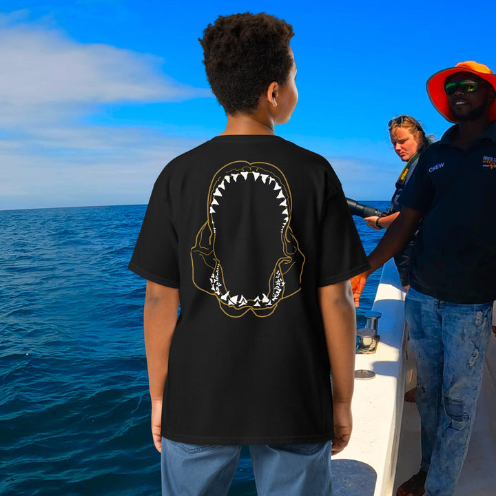 Great White Shark Jaws Kids T-Shirt | Great White Shark | White Shark Ocean