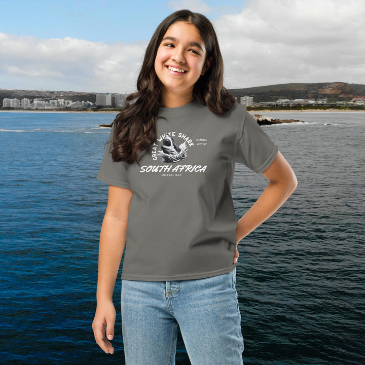 South Africa Great White Shark Youth Classic T-Shirt | great white sharks | white shark ocean