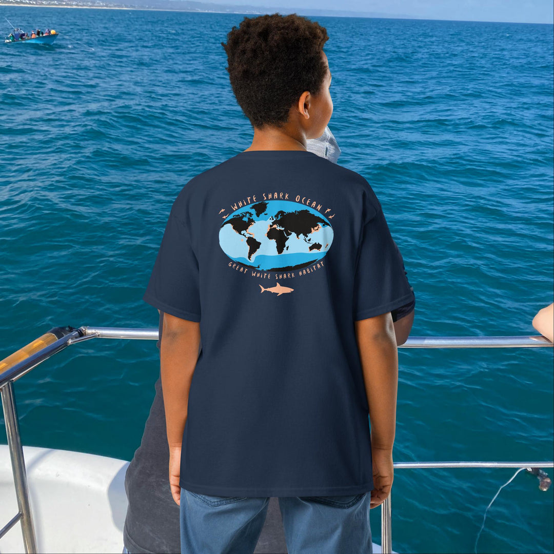 Great White Shark Habitat Youth Classic T'Shirt | Great White Shark | White Shark Ocean 