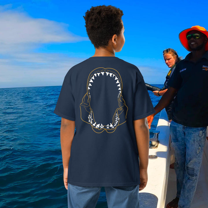 Great White Shark Jaws Kids T-Shirt | Great White Shark | White Shark Ocean