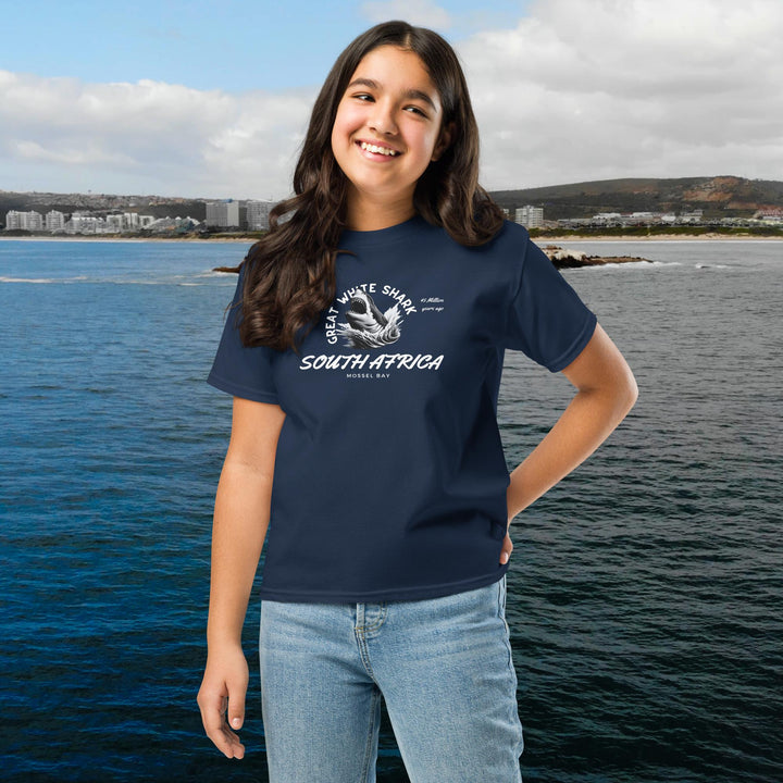 South Africa Great White Shark Youth Classic T-Shirt | great white sharks | white shark ocean